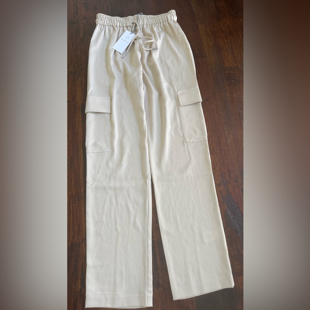 WAYF Beige Cargo Pants